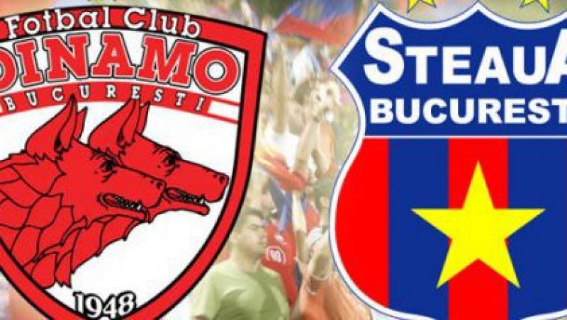 Derby de Romania, Dinamo - Steaua, se va disputa sambata, 16 octombrie, ora 20:00