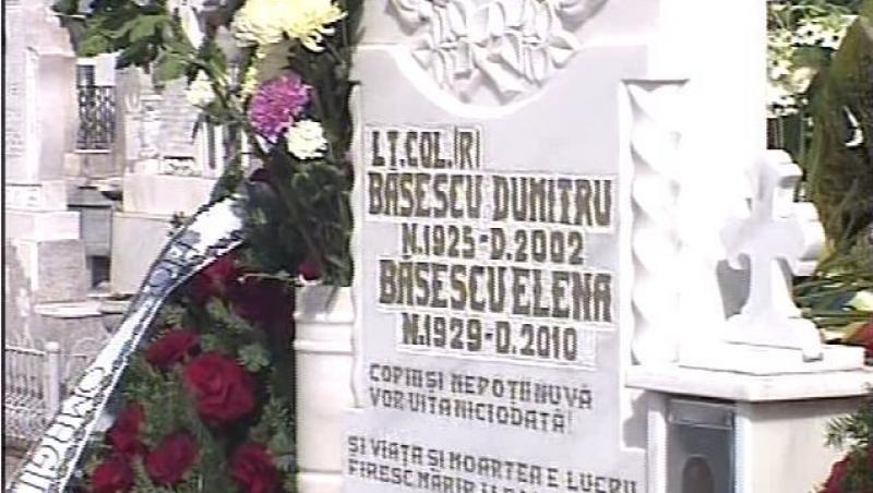 Mama presedintelui Traian Basescu a fost inmormantata