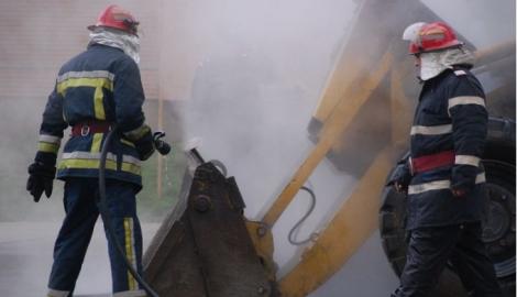 Incendiul de la depozitul din Medgidia, stins dupa 20 de ore