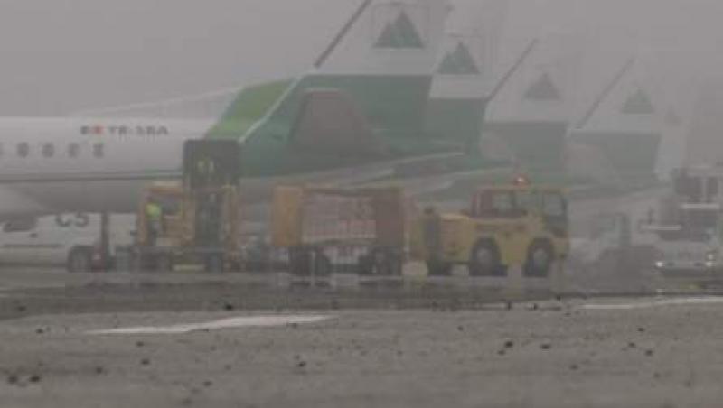 Aeroportul Otopeni: Intarzieri de pana la trei ore, din cauza cetii