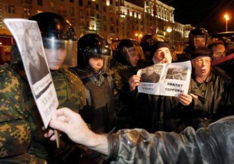 Manifestatie la Moscova, pentru "oprirea terorii" impotriva jurnalistilor