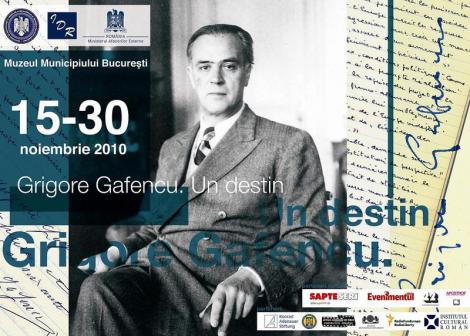 Expozitia „Grigore Gafencu. Un destin”, deschisa la Muzeul Municipiului Bucuresti
