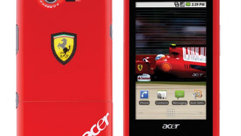 Acer ia viteza cu un nou smartphone Ferrari