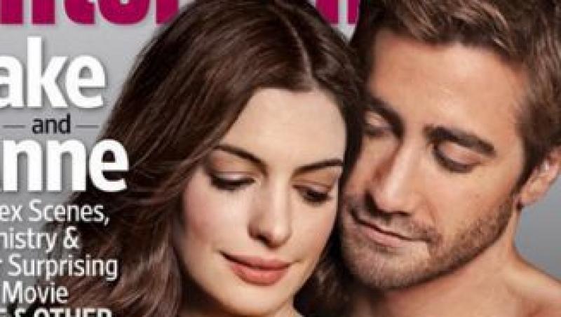 FOTO! Anne Hathaway si Jake Gyllenhaal pozeaza nud pentru promovarea noului lor film