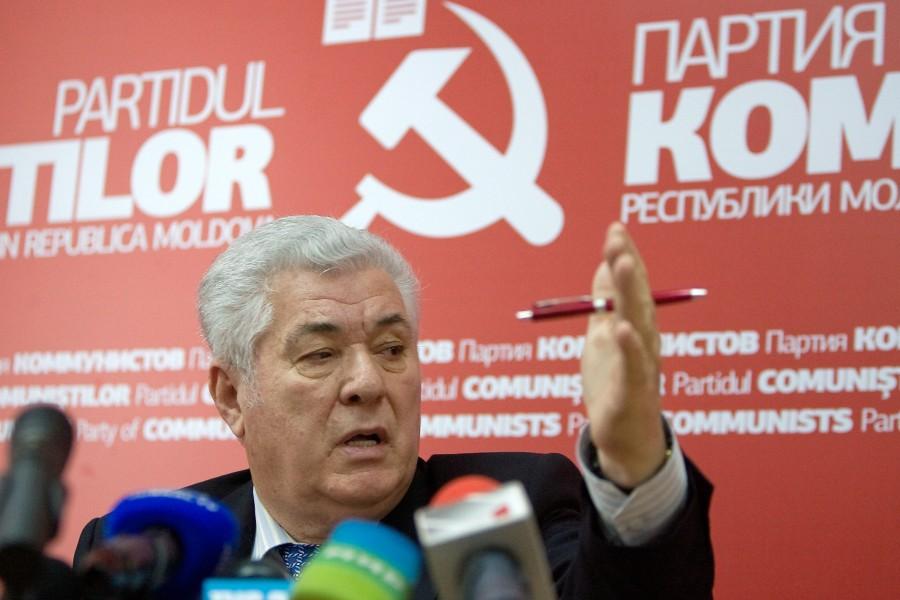 Voronin l-a facut "idiot" pe un fost deputat la o intalnire a Partidului Comunist