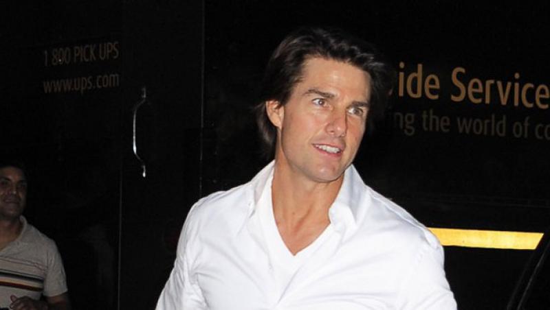 Tom Cruise, sprint pe fatada celei mai inalte cladiri din lume
