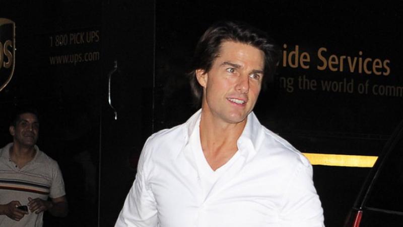 Tom Cruise, sprint pe fatada celei mai inalte cladiri din lume