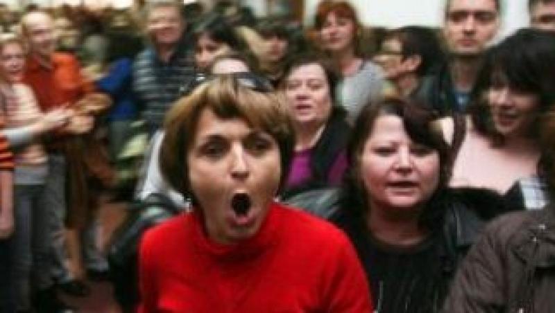 Protest la Agentia Domeniilor Statului: Angajatii ameninta cu greva generala