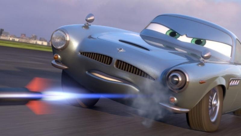 Michael Caine alias superspionul Finn McMissile in Cars 2