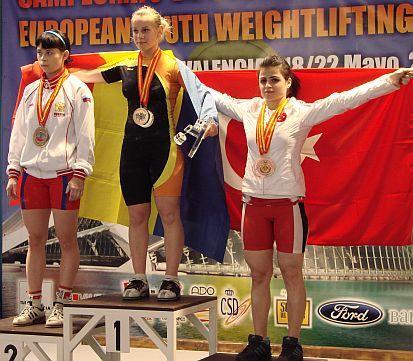 Haltere: Elena Andries a cucerit o medalie de aur si doua de argint la CE