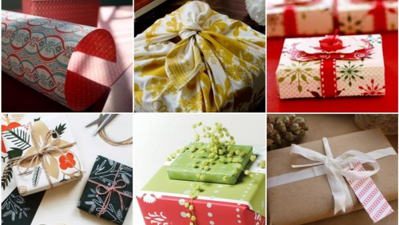 FOTO! 5 idei originale pentru impachetat cadourile