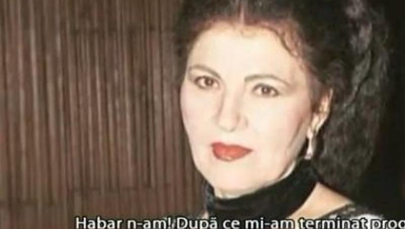 Irina Loghin a aflat din presa ca a fost batuta cu pietre