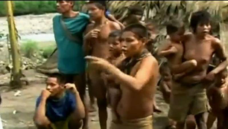 VIDEO! Trib indian, descoperit in inima junglei amazoniene