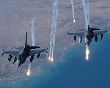 SUA au trimis 75 de avioane de lupta in Coreea de Sud