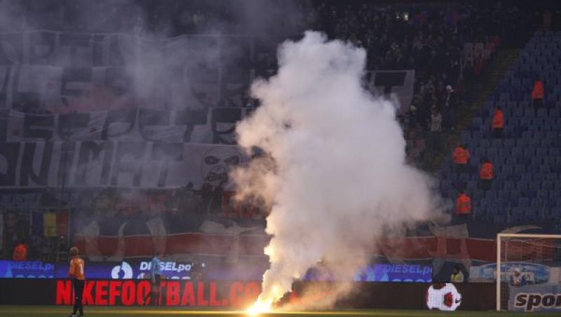 Steaua, amendata de UEFA cu 15.000 de euro pentru incidentele de la meciul cu Utrecht