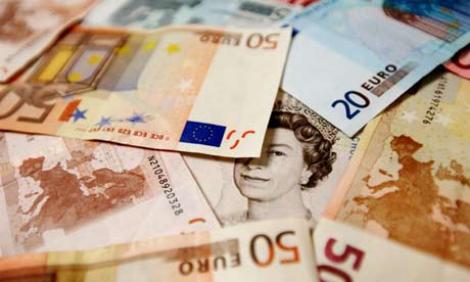Moneda Euro, la maximul ultimelor sase luni