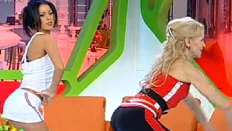 VIDEO! Daniela Crudu face aerobic alaturi de Valentina Pelinel
