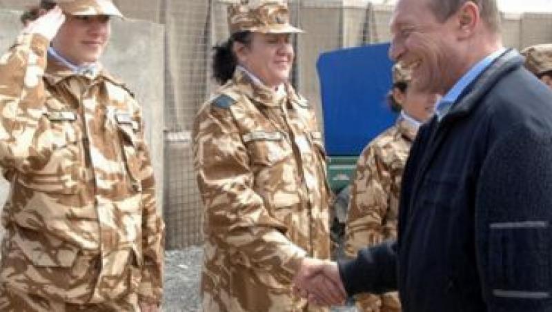 Traian Basescu, in Afganistan: 2014 este un termen optimist pentru retragerea trupelor NATO