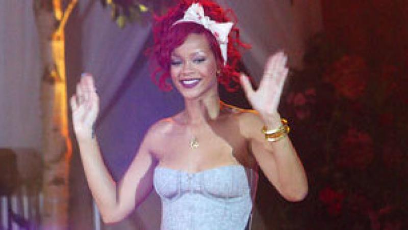 Rihanna a adus Craciunul, in Londra