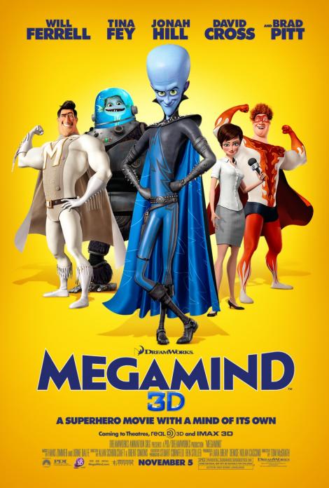 VIDEO! Animatia "Megamind", in fruntea box office-ului nord-american
