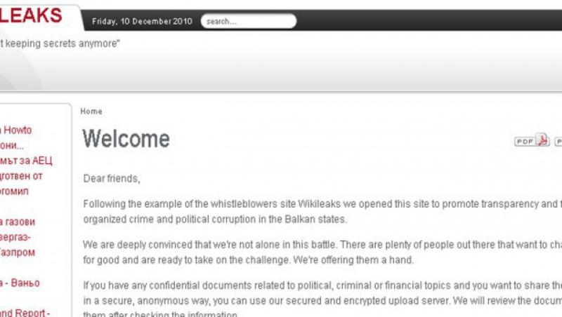 BalkanLeaks, omologul balcanic al site-ului WikiLeaks