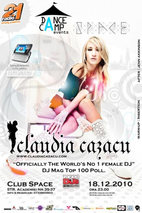 Show Claudia Cazacu in club Space