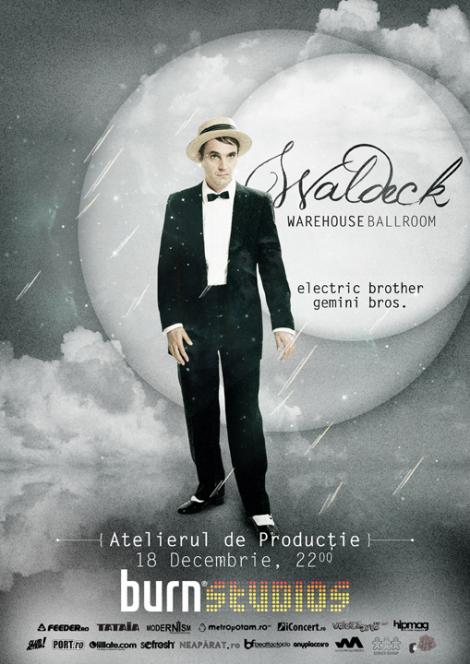 Klaus Waldeck vine la Warehouse Ballroom, pe 18 Decembrie