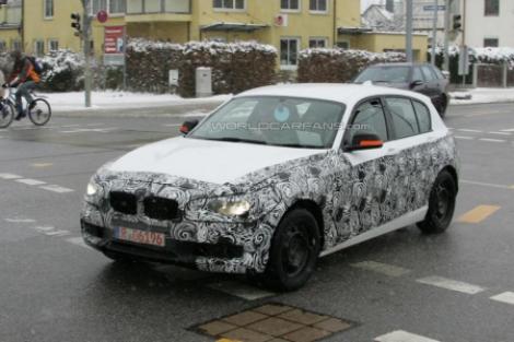 BMW Seria 1 2012 - noi fotografii spion