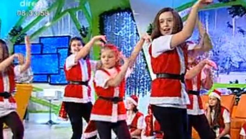 VIDEO! Craciunitele Exprim Kids au dansat la Neatza