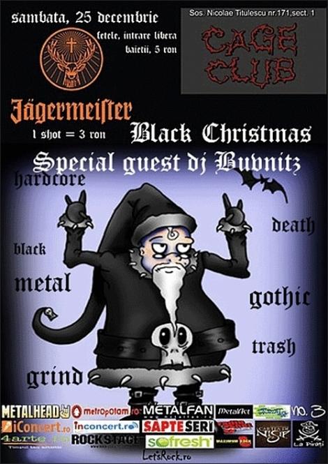 Petrecere Jagermeister Black Christmas cu DJ Buvnitz
