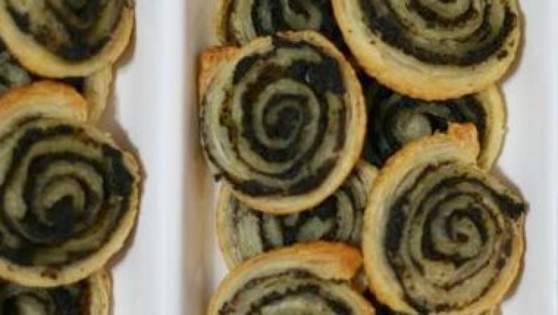 VIDEO! Reteta: spirale cu pasta de masline