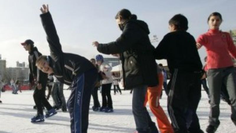 VIDEO! S-au deschis patinoarele in Bucuresti