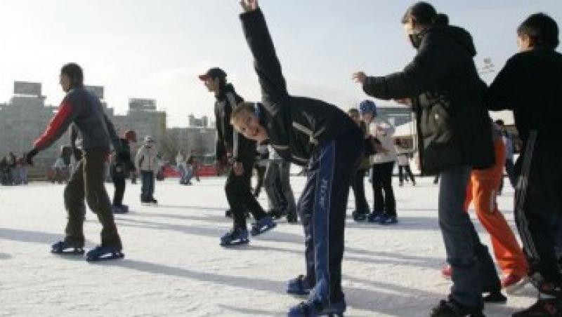 VIDEO! S-au deschis patinoarele in Bucuresti