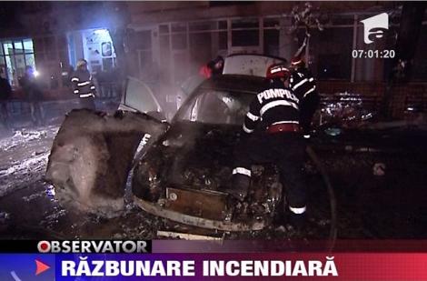 VIDEO! Masini incendiate in Bucuresti