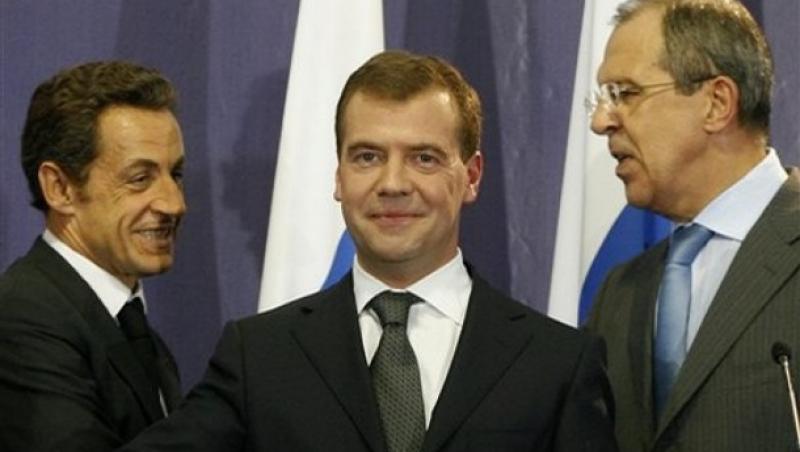 Wikileaks: Sarkozy l-a luat de guler pe ministrul rus de externe, Serghei Lavrov, in timpul crizei din Georgia