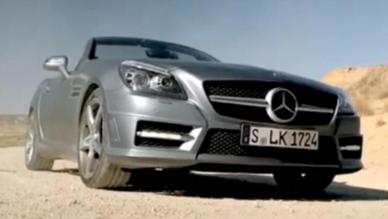 FOTO! Vezi o noua imagine cu Mercedes SLK 2012