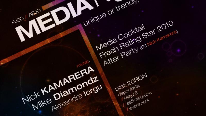 Media Night, o petrecere pentru tinerii jurnalisti
