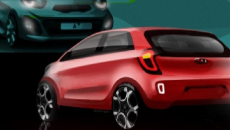 Kia prezinta primele schite ale noii generatii Picanto