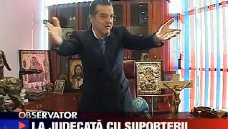 Gigi Becali, dat in judecata de suporteri