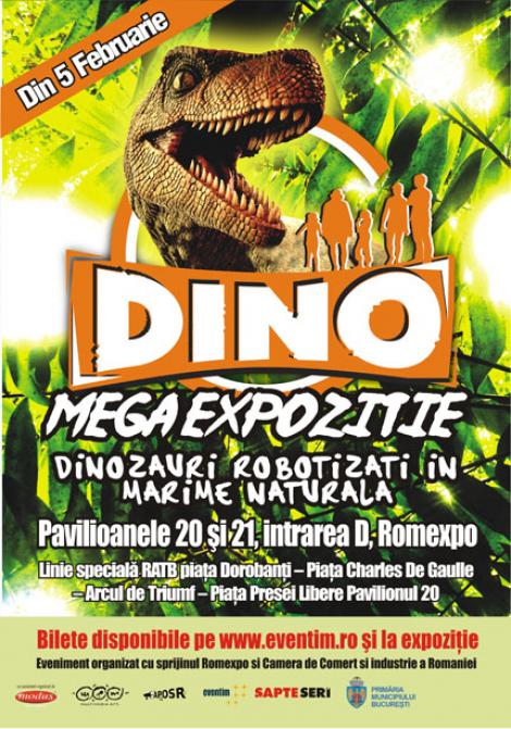Expozitie: DINO - Zilele Dinozaurilor