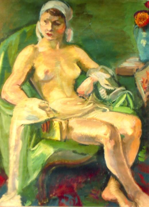 Pictura "Nud", de Iosif Iser, a fost vanduta la licitatie pentru 145.000 de lei