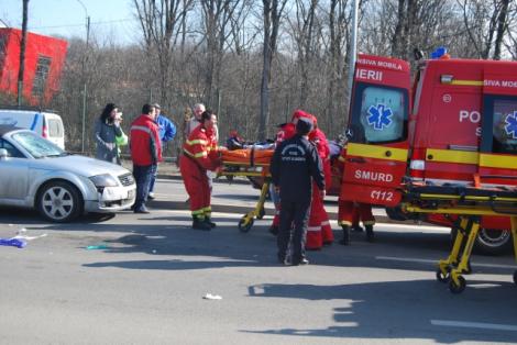 Grav accident in Otopeni: o femeie a fost lovita pe trecerea de pietoni