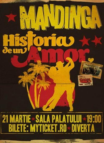 Concert Mandinga la Sala Palatului pe 21 martie