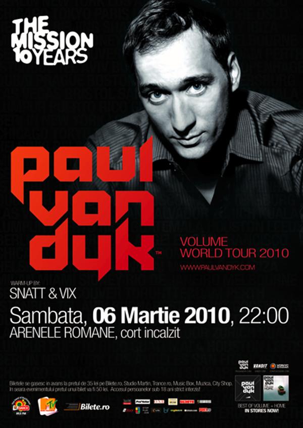 Paul van Dyk la Arenele Romane