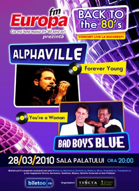 Alphaville si Bad Boys Blue: 25 de ani pe scena