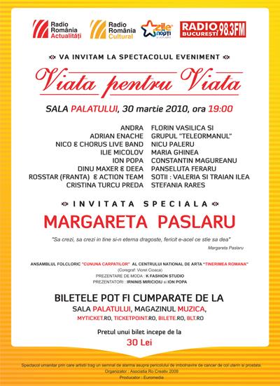 &ldquo;Viata pentru Viata&rdquo;, semnal de alarma asupra pericolului cancerului