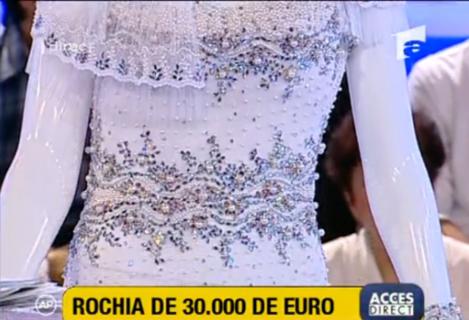 Rochia de 30.000 de euro
