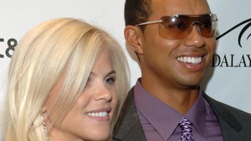 Tiger Woods s-a impacat cu sotia