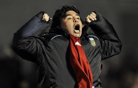 Maradona, show la conferinta de presa dupa Germania - Argentina 0-1