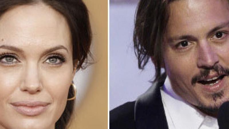 Angelina Jolie si Johnny Depp, surprinsi in timpul filmarilor pentru lungmetrajul The Tourist